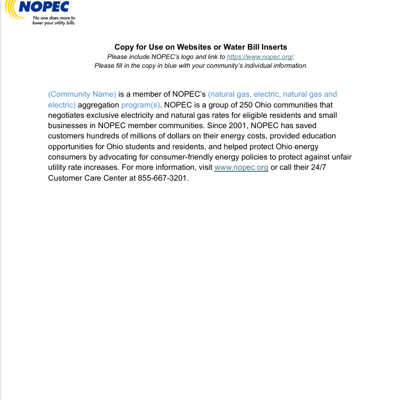 Copy For Community Websites